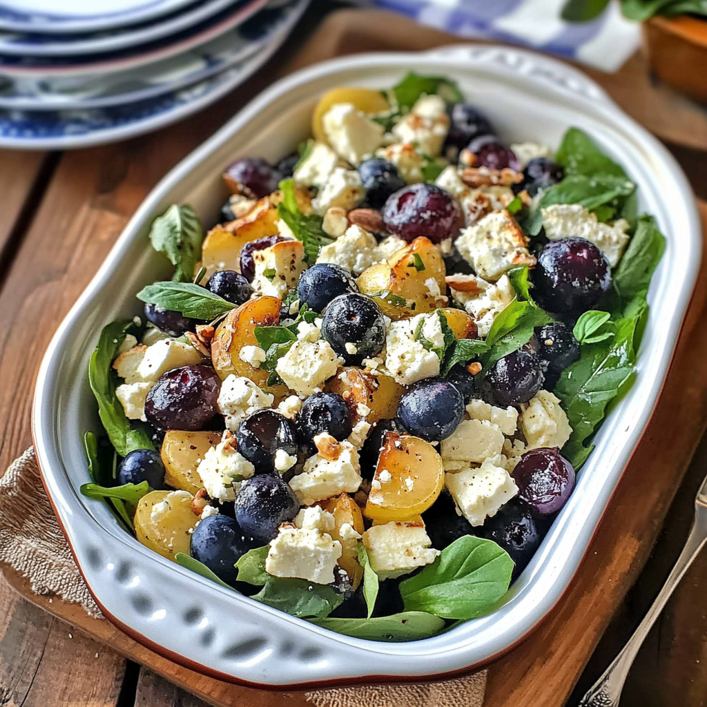 Quick Blueberry Feta Salad: Lunch Ready in 15 Minutes